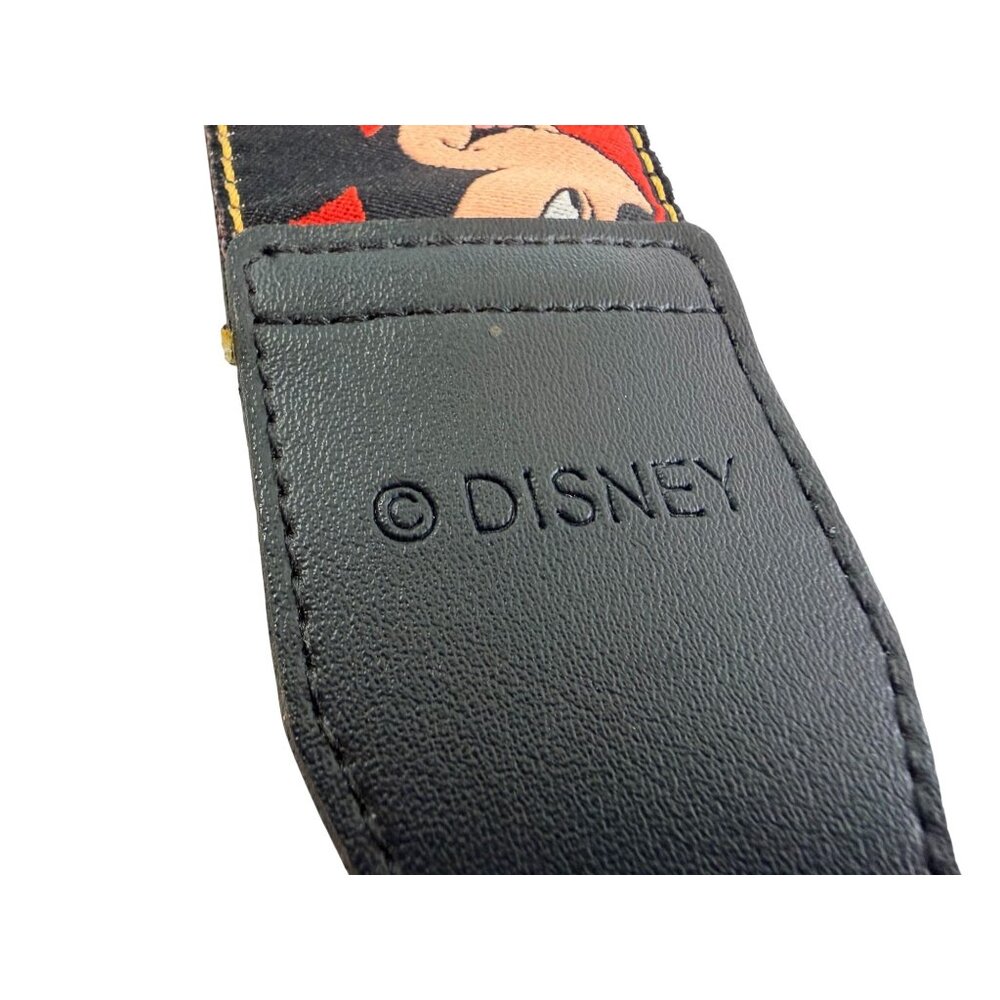 Disney Mickey Mouse Red & Black Adjustable Guitar Strap Expressions 44” Long - Picture 3 of 10